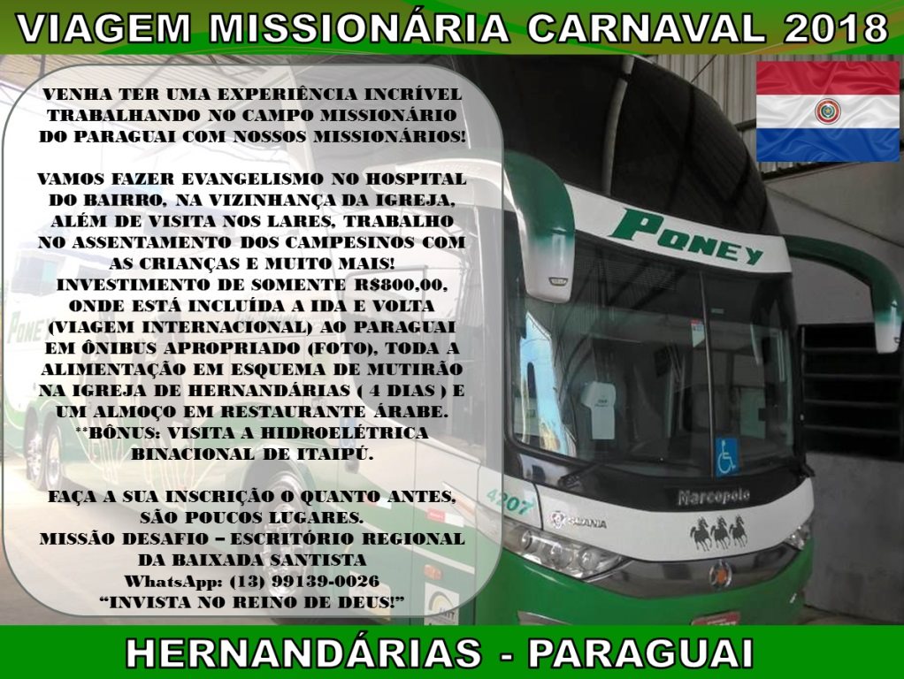 Viagem Missionária 2018