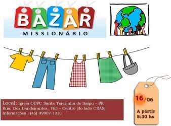 Bazar Missionário na OBPC STI