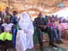 Casamento cristão no village de Yadogo