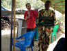 Lançamento da pedra fundamental da igreja ao leste de Burkina Faso