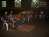 Reunião do grupo de jovens da Igreja Batista de Hernandárias com os irmãos da caravana