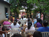 Culto ao lado da base missionária