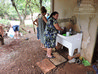 Algumas irmãs na cozinha