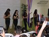 Coreografia com as adolescentes paraguaias