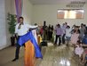 Pr. Fábio dos Santos encerrando o culto