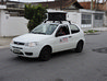 Carro de som anunciando o evento pelas ruas do bairro