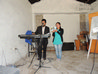 Ministrando louvor em Calca