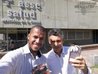 Visita aos enfermos no hospital central de Durazno com o irmão Miguel