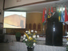 Pr. Fernando Martins apresentando os trabalhos em Burkina Faso